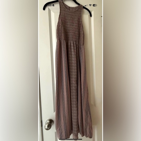 Kimchi Blue Pink and Blue/Gray Maxi Dress - Picture 3 of 3